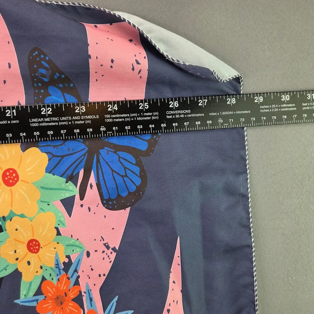 Wild Soul Spread Kindness Butterfly Tapestry Wall Hanging 28x35 Blue Pink Boho